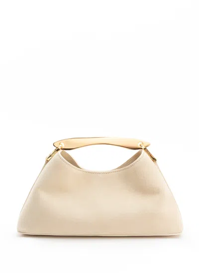 Elleme Mini Boomerang Suede Sand In Brown