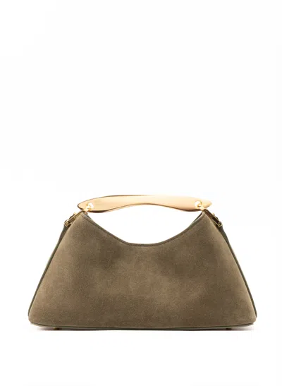 Elleme Mini Boomerang Suede Truffle