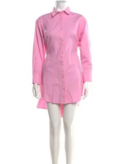 Pre-owned Elleme Mini Dress In Pink