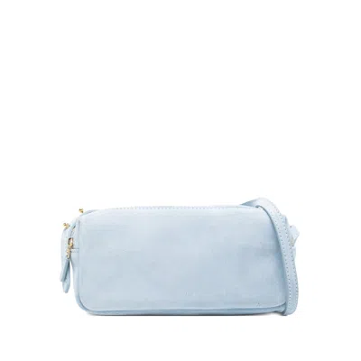 Elleme Mini Trousse Double-zip Cross Body Bag In Blue
