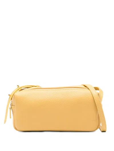 Elleme Mini Trousse Leather Cross Body Bag In Gold