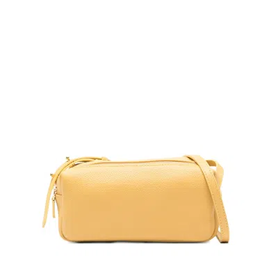Elleme Mini Trousse Leather Cross Body Bag In Yellow