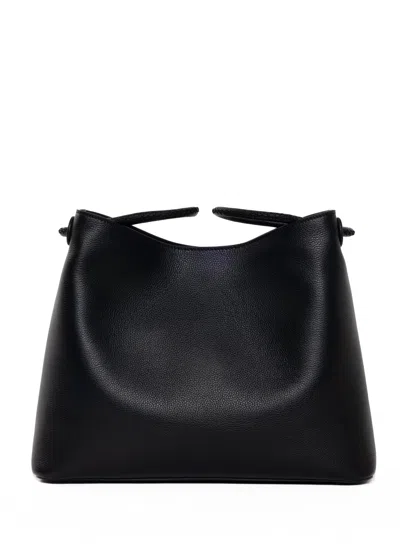 Elleme New Vosges Pebbled Leather Black In Brown