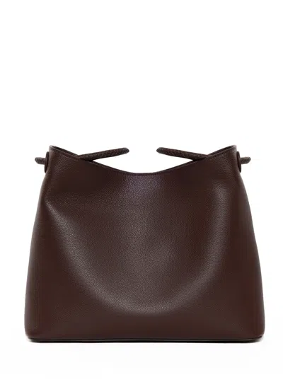 Elleme New Vosges Pebbled Leather Dark Brown