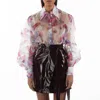 Elleme Organza Oversized Shirt In Pink