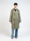 Elleme Oversized Coat/khaki In Khaki