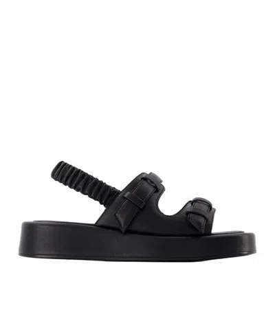 Elleme Paris Elleme Loop Platform Slingback Sandals In Black