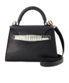 Elleme Paris Eva Calf-leather Mini Handbag In Black