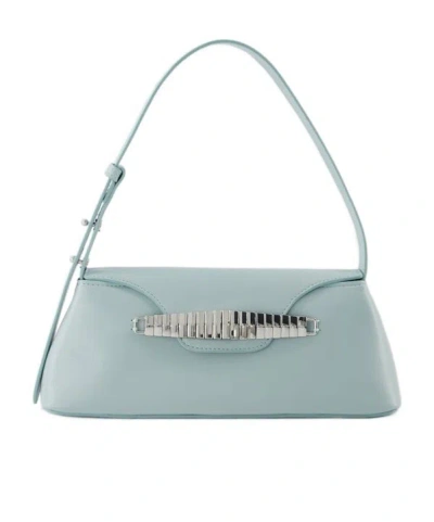 Elleme Paris Eva Snake-chain Detail Shoulder Bag In Gray