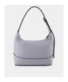 Elleme Paris Loop Hobo Leather Shoulder Bag In Gray