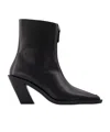 Shop Elleme Paris Sculpted 85mm Block-heel Boots In Black