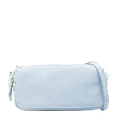 Elleme Paris Zippered Shoulder Bag In Blue