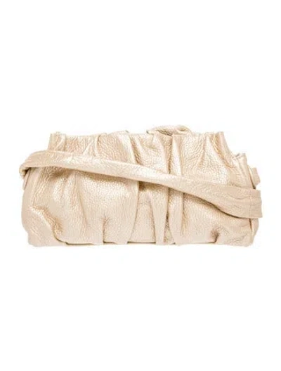 Pre-owned Elleme Patent Leather Shoulder Bag In Neutral