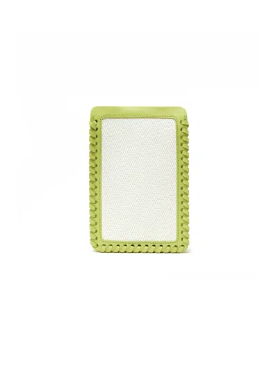 Elleme Phone Bag Raffia/leather White/anise