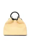 ELLEME RAISIN RAFFIA/LEATHER NATURAL/BLACK