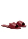 Elleme Sandal Stitch Berry Red In Red