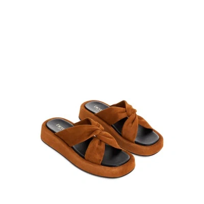 Elleme Leather Sandals In Brown