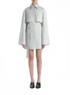 Elleme Shirt Dress Grey Stripes In Grey
