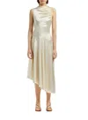 ELLEME SILK SATIN DRESS BEIGE