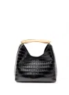 Elleme Small Boomerang Croco Leather Black