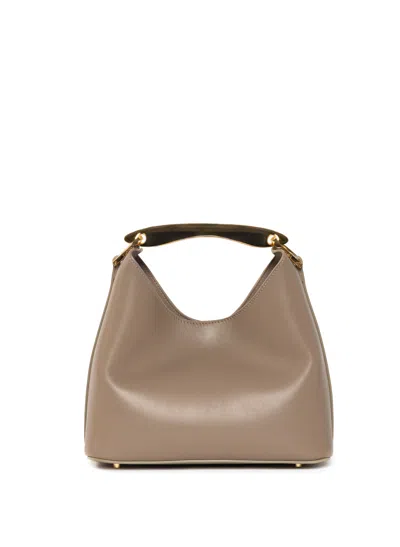 Elleme Small Boomerang Leather Taupe