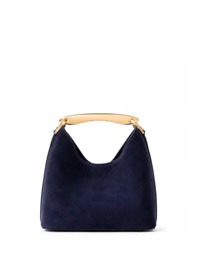 Elleme Small Boomerang Suede Midnight Blue