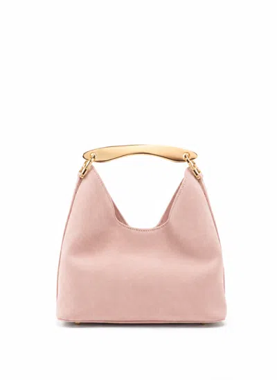 Elleme Small Boomerang Suede Pink
