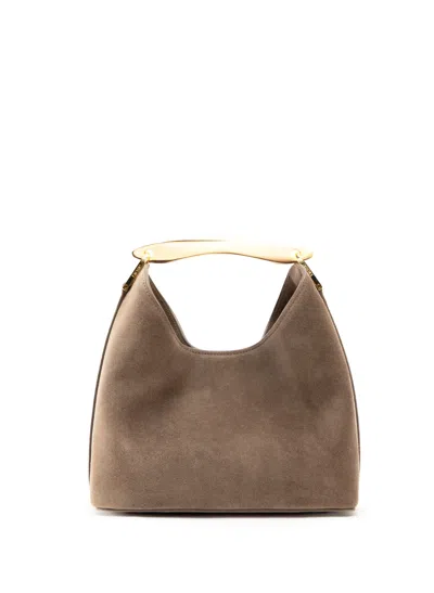 Elleme Small Boomerang Suede Taupe