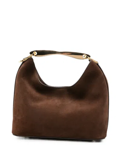 Elleme Small Boomerang Suede Tote Bag In Red