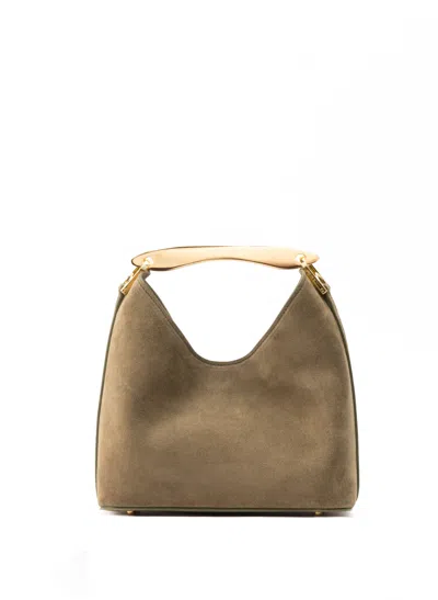 Elleme Small Boomerang Suede Truffle