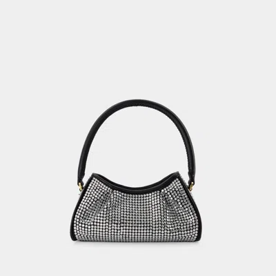 Elleme Small Dimple Handbag -  - Silver/black - Strass
