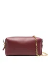 Elleme Small Trousse Chain-strap Leather Crossbody Bag In Red