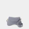 Elleme Foldover Space Hobo Bag In Grey