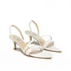 Elleme Strap Chouchou Sandal White In White
