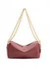 Elleme Trousse Chain Leather Burgundy