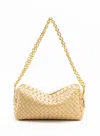 Elleme Trousse Chain Woven Leather Butter
