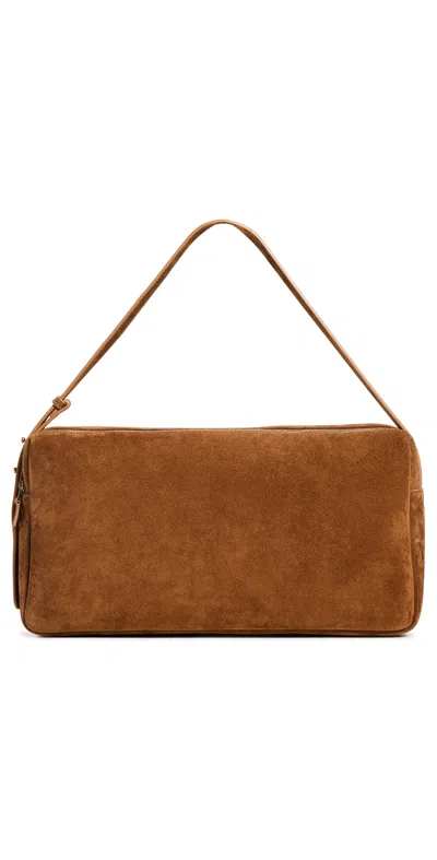 Elleme Long Papillon Suede Cognac