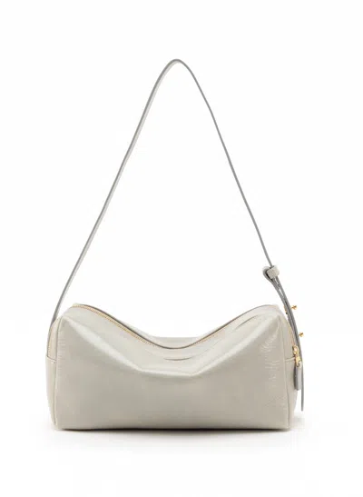 Elleme Trousse Vintage Leather Cemento