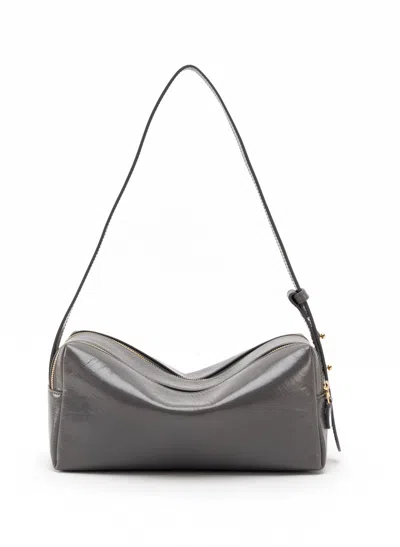 Elleme Trousse Vintage Leather Ematite