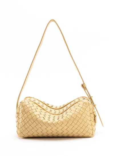 Elleme Trousse Woven Leather Butter