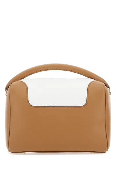 ELLEME TWO-TONE LEATHER TREASURE HANDBAG