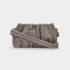 Elleme Tasche Vague Aus Leder Taupe In Grey