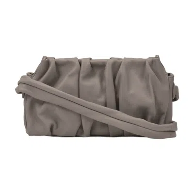 Elleme Vague Bag In Taupe Leather In Gray