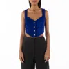 Elleme Velvet Corset In Blue