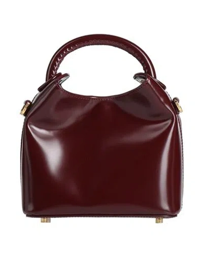 Elleme Woman Handbag Burgundy Size - Soft Leather