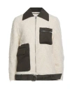 Elleme Woman Jacket Cream Size 4 Wool, Cotton, Polyamide In Neutral
