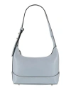 Elleme Woman Shoulder Bag Sky Blue Size - Leather