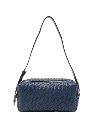 Elleme Woven-leather Shoulder Bag In Blue