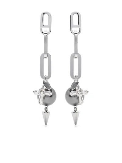 Ellen Conde Cross-charm Earrings