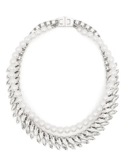 Ellen Conde Faux Pearl-embellished Necklace